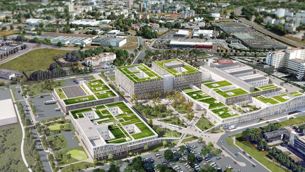 35 000 m3 de bétons à base de granulats recyclés pour le CHU de Caen