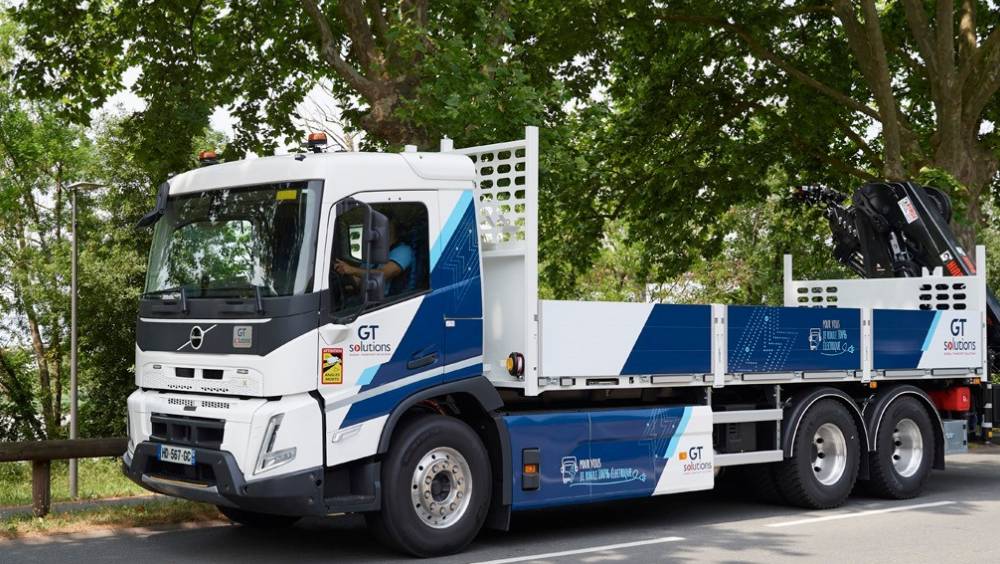 GT Solutions a présenté un camion-grue électrique inédit