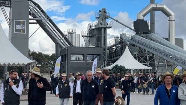 EVDS, le nouveau poste d’enrobage du groupe Lhotellier à Villers-Bretonneux