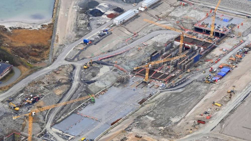 Liebherr progresse dans la construction du tunnel du Fehmarnbelt