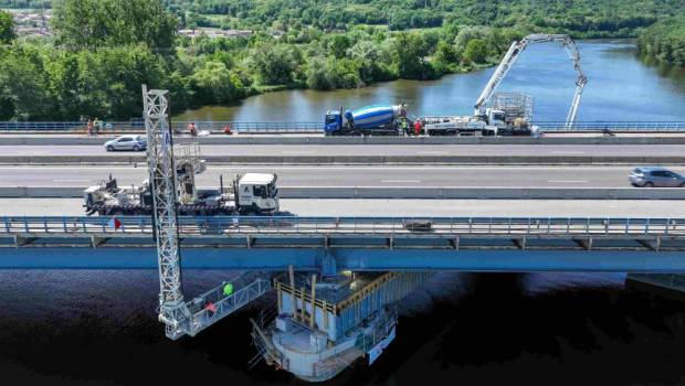 Des bétonnages hors normes pour le viaduc d’Autreville
