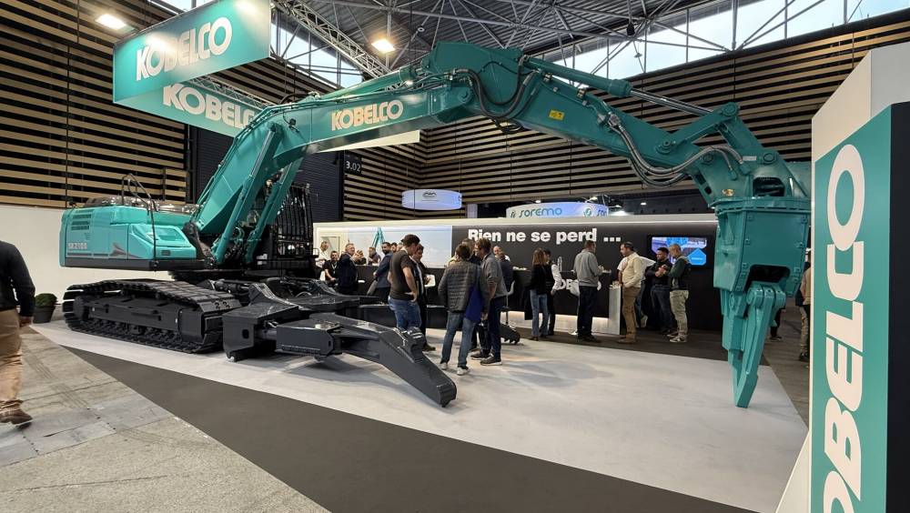 Pour Kobelco, Pollutec est un salon  incontournable