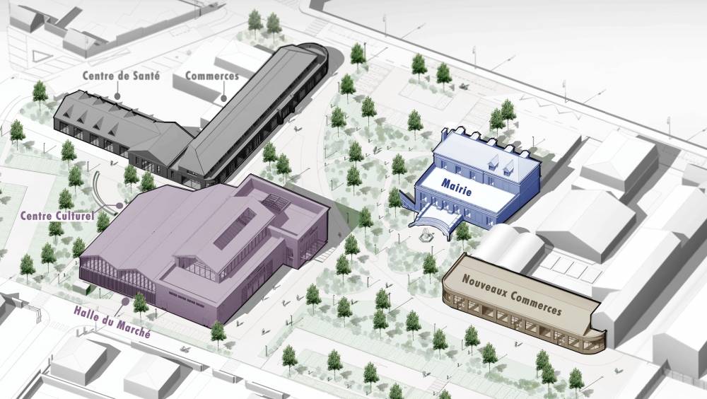 L'agence d'architecture A26 transforme le centre-ville de Lamorlaye