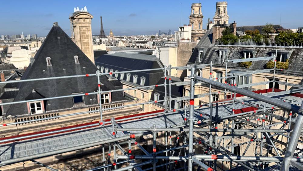 Layher au coeur de la restauration du Palais du Luxembourg
