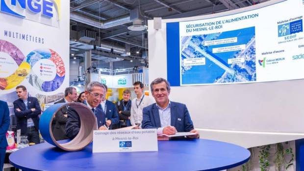 Le Sedif s’essaye à la réhabilitation par chemisage avec la Sade