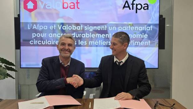 Valobat et l’Afpa signent un partenariat