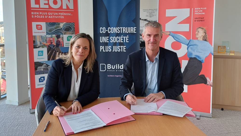 Le Groupe Léon Grosse parraine la 1ère promotion multi campus  de Builders École d’ingénieurs