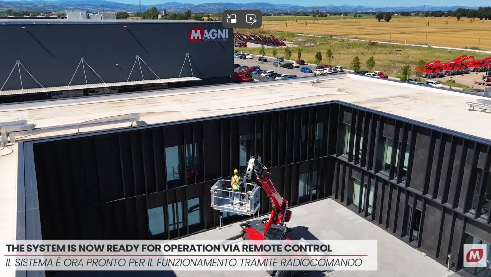 Nouveau capteur RFID pour équipement panier nacelle sur Magni TH 