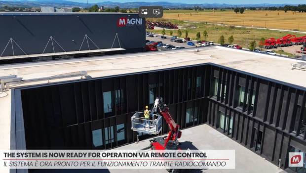 Nouveau capteur RFID pour équipement panier nacelle sur Magni TH 