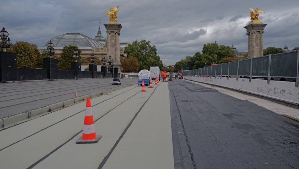 Paris : NGE mène la rénovation d’étanchéité du pont Alexandre III 