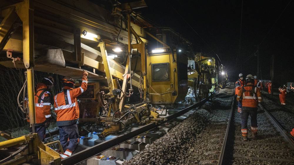 Un train-usine déployé sur 22 km de voie dans le Grand Est